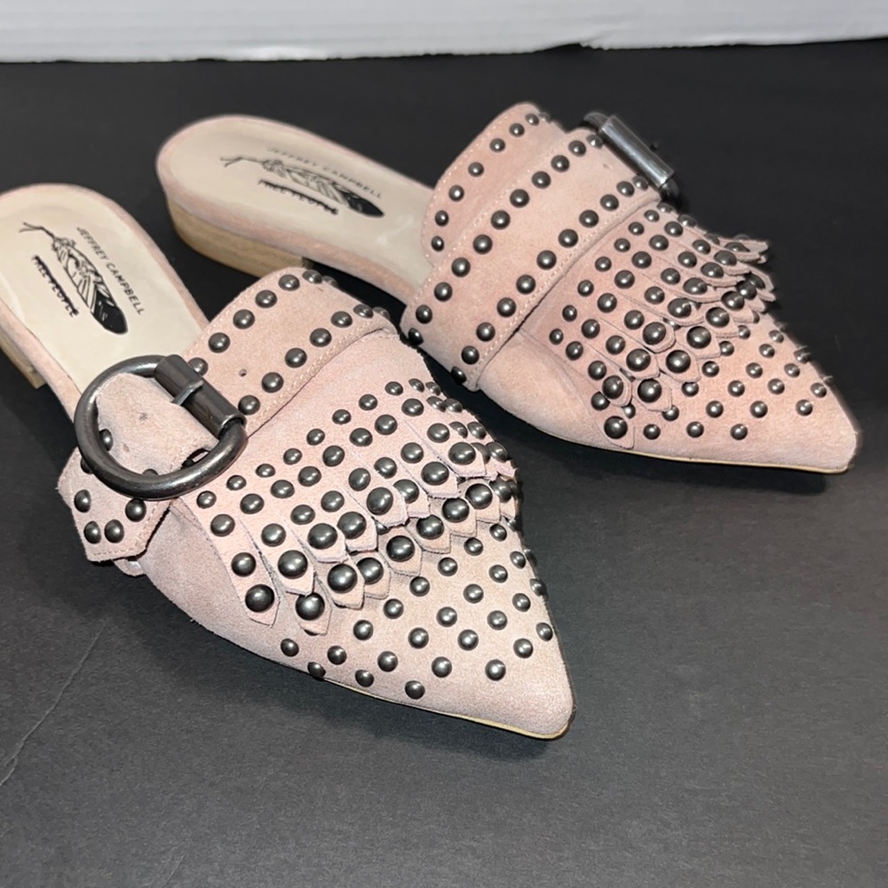 NWT Free People x Jeffrey Campbell Studded mules